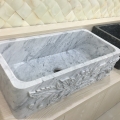 Płytki polerowane marmuru Carrara biała